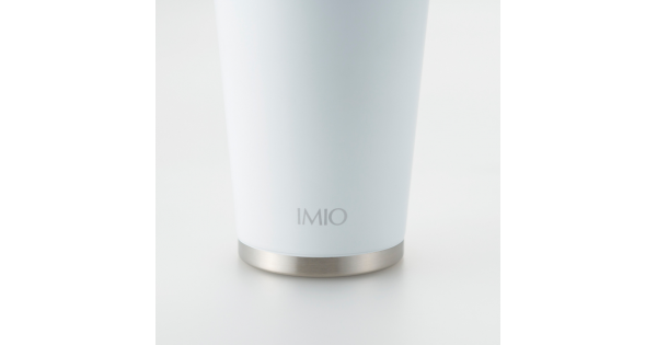 IMIO - 不銹鋼辦公桌不倒翁真空保溫杯240ml（白色）